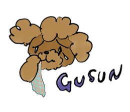 Poodle sticker #1452310