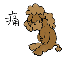 Poodle sticker #1452312