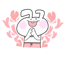 Cutie Lovely Rabbit sticker #1452345