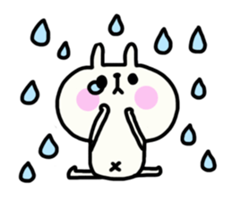 White bunny Yuruyuru and Pippi sticker #1452800