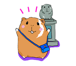 kawaii guinea pig Koo-chan sticker #1452983