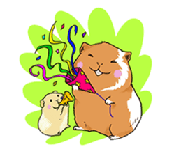 kawaii guinea pig Koo-chan sticker #1452987
