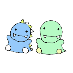 Green And Blue Dinosaur By Rasky Green And Blue Dinosaur By Rasky