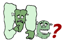 Funny Monsters sticker #1453686