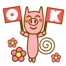 slim pig the BUBUTAN sticker #1453869