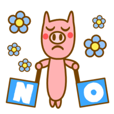 slim pig the BUBUTAN sticker #1453870