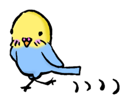 Parakeet party! sticker #1453876