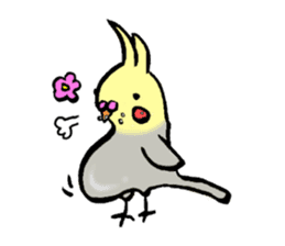 Parakeet party! sticker #1453879