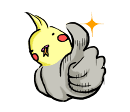 Parakeet party! sticker #1453884