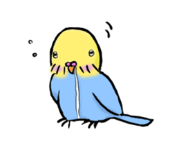 Parakeet party! sticker #1453887