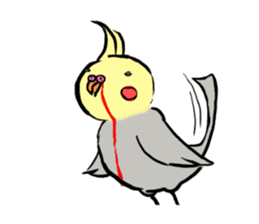 Parakeet party! sticker #1453898