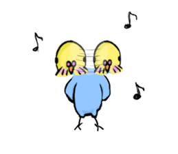 Parakeet party! sticker #1453901