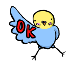 Parakeet party! sticker #1453905