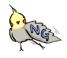 Parakeet party! sticker #1453906