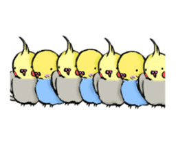 Parakeet party! sticker #1453907