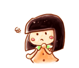 Girl with a Ponny sticker #1454035