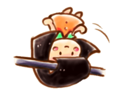 Girl with a Ponny sticker #1454045