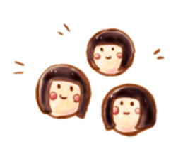 Girl with a Ponny sticker #1454048