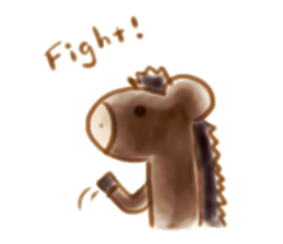 Girl with a Ponny sticker #1454050