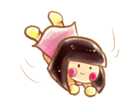 Girl with a Ponny sticker #1454055