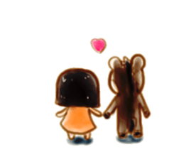 Girl with a Ponny sticker #1454062