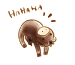 Girl with a Ponny sticker #1454063