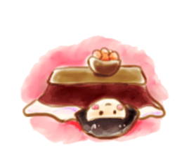 Girl with a Ponny sticker #1454070