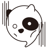 Ghost Panda sticker #1454332