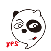 Ghost Panda sticker #1454353