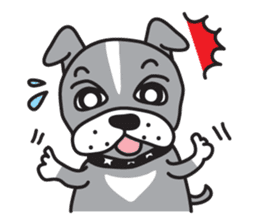 Boston terrier pug-Dog home "Baron" - sticker #1454485