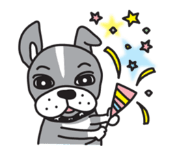 Boston terrier pug-Dog home "Baron" - sticker #1454510