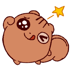 Funny squirrel TAMARIS Sticker