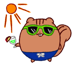 Funny squirrel TAMARIS Sticker sticker #1454937