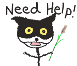 Ken the CAT oRiginal, part III English sticker #1455014