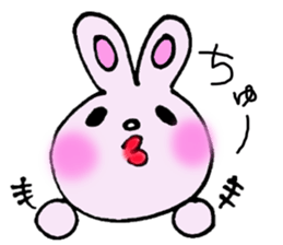colorful bunny sticker #1455354