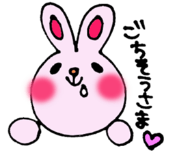 colorful bunny sticker #1455362
