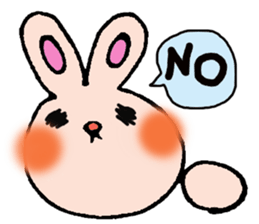 colorful bunny sticker #1455368