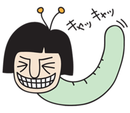 insect girl sticker #1455398