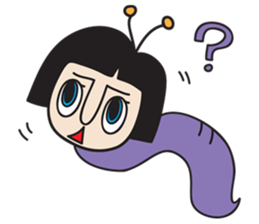 insect girl sticker #1455401