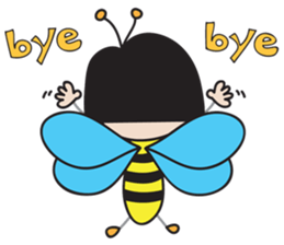 insect girl sticker #1455415