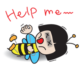 insect girl sticker #1455417