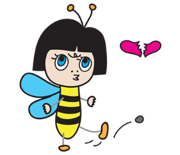 insect girl sticker #1455422