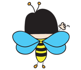 insect girl sticker #1455425