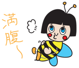 insect girl sticker #1455428