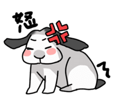 Rabbit leisurely sticker #1456153