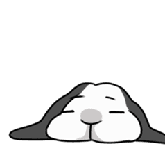 Rabbit leisurely sticker #1456160