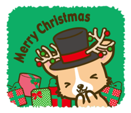 Corgi Christmas vol.1 sticker #1456287