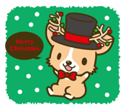 Corgi Christmas vol.1 sticker #1456289