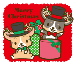 Corgi Christmas vol.1 sticker #1456290