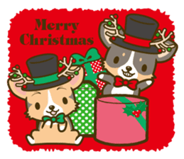 Corgi Christmas vol.1 sticker #1456290
